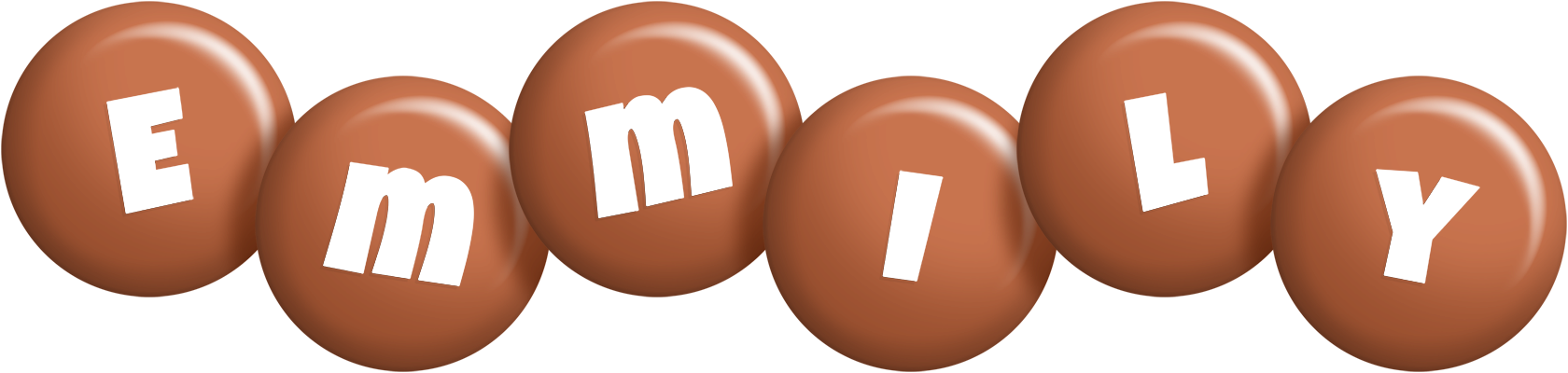 Emmily candy-brown logo
