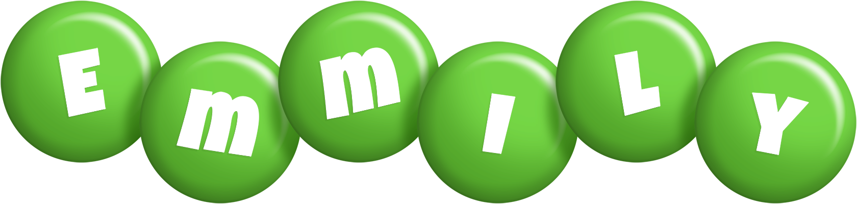 Emmily candy-green logo