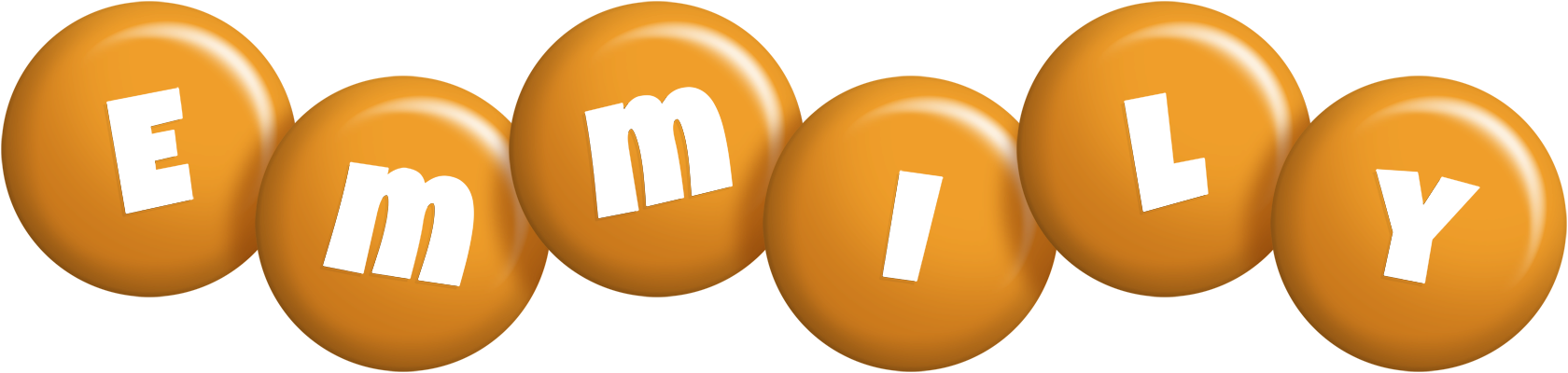 Emmily candy-orange logo