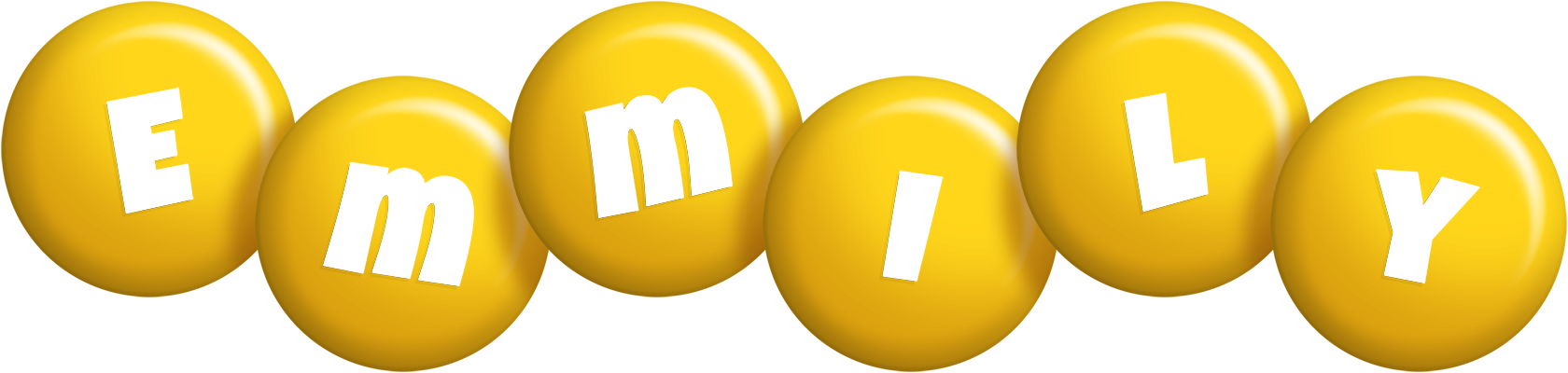 Emmily candy-yellow logo