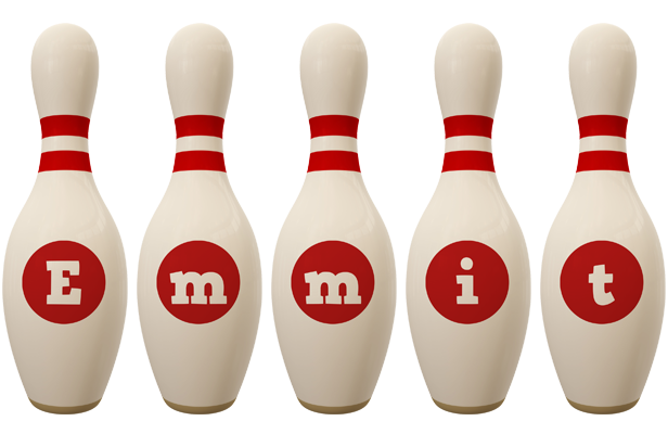 Emmit bowling-pin logo