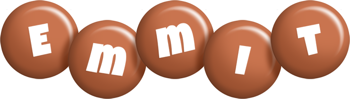 Emmit candy-brown logo