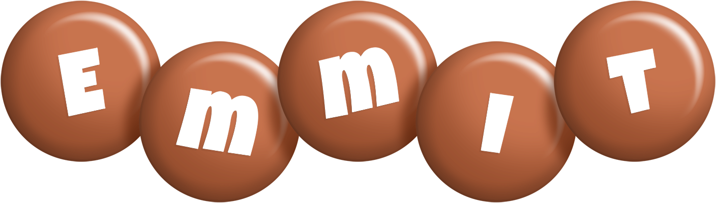 Emmit candy-brown logo