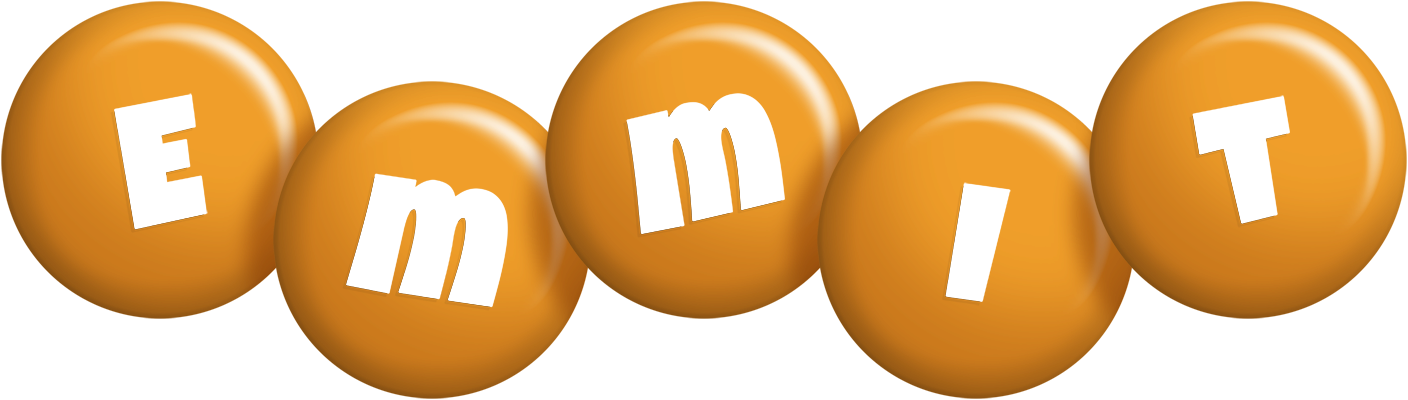 Emmit candy-orange logo