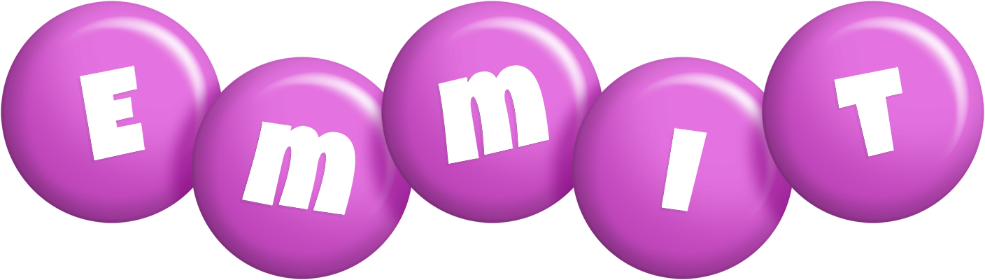 Emmit candy-purple logo
