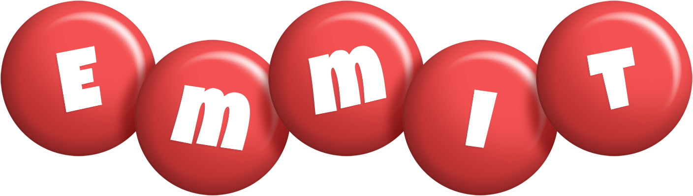Emmit candy-red logo