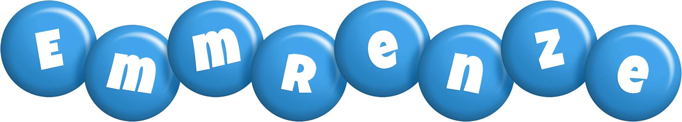 Emmrenze candy-blue logo