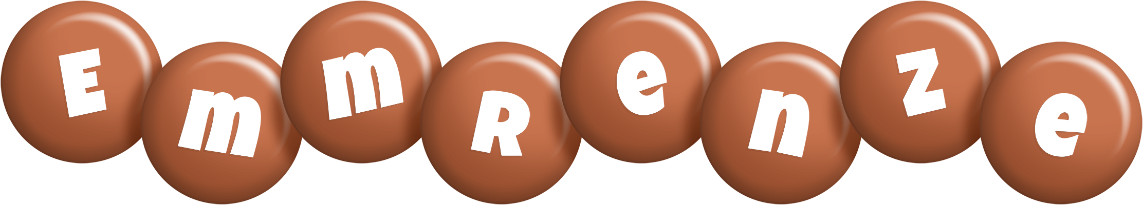 Emmrenze candy-brown logo