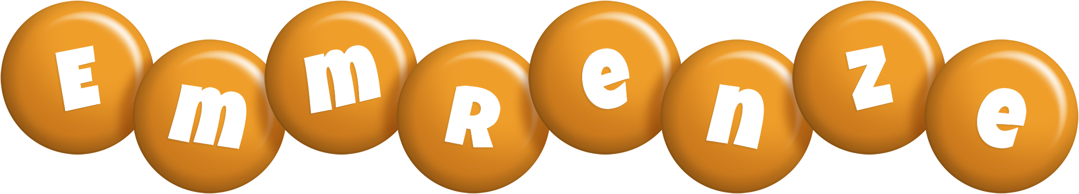 Emmrenze candy-orange logo