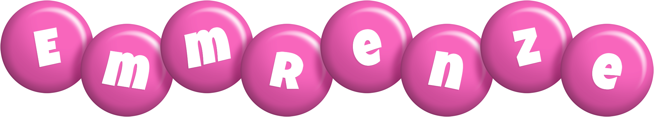 Emmrenze candy-pink logo