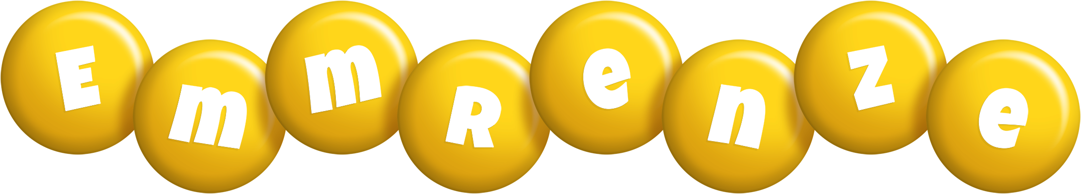 Emmrenze candy-yellow logo