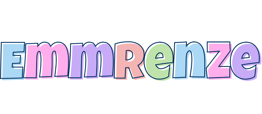 Emmrenze pastel logo