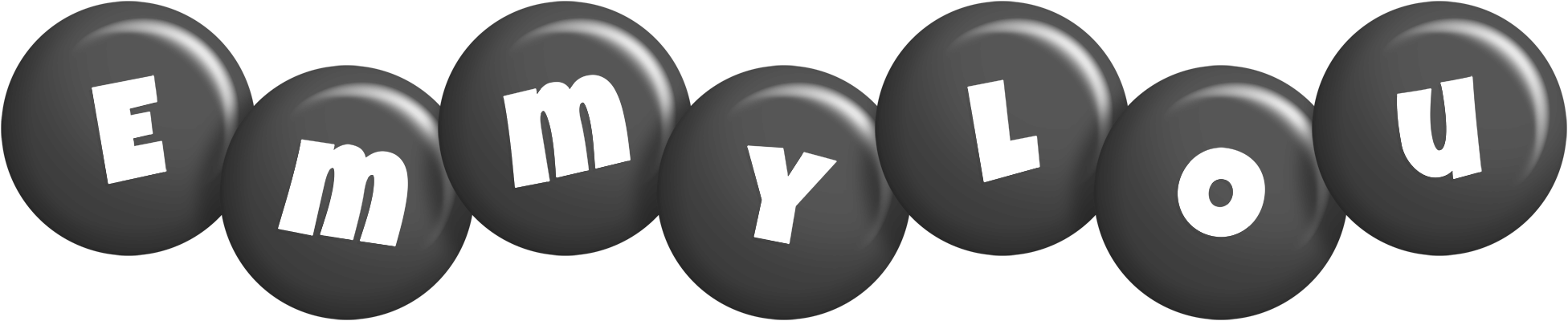 Emmylou candy-black logo