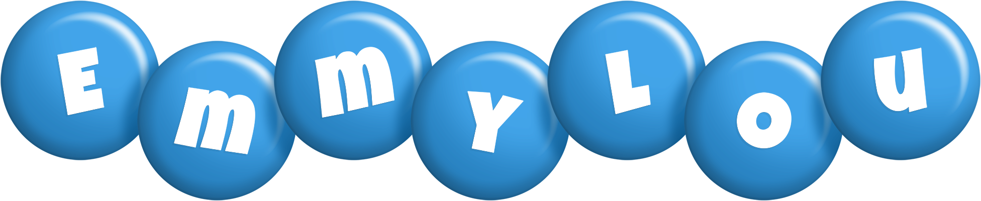 Emmylou candy-blue logo