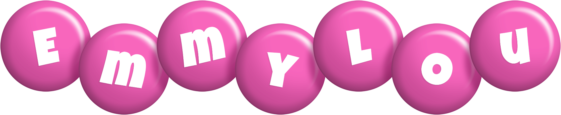 Emmylou candy-pink logo