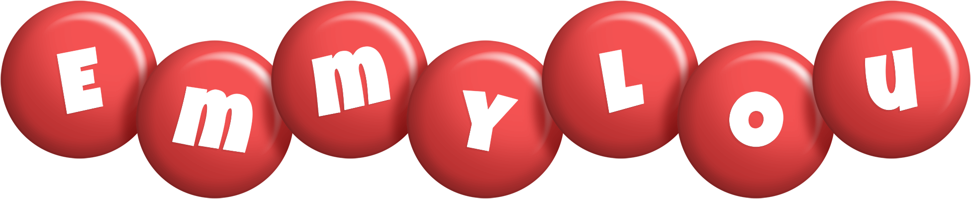 Emmylou candy-red logo