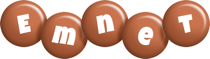 Emnet candy-brown logo