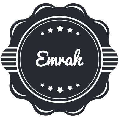 Emrah badge logo