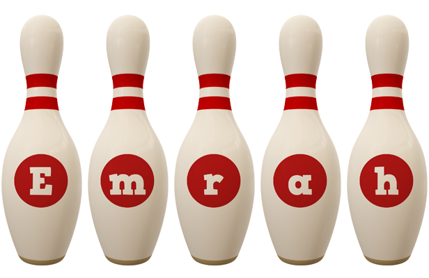 Emrah bowling-pin logo