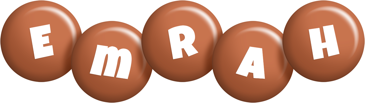 Emrah candy-brown logo