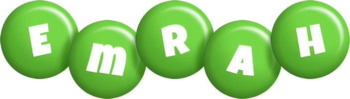Emrah candy-green logo