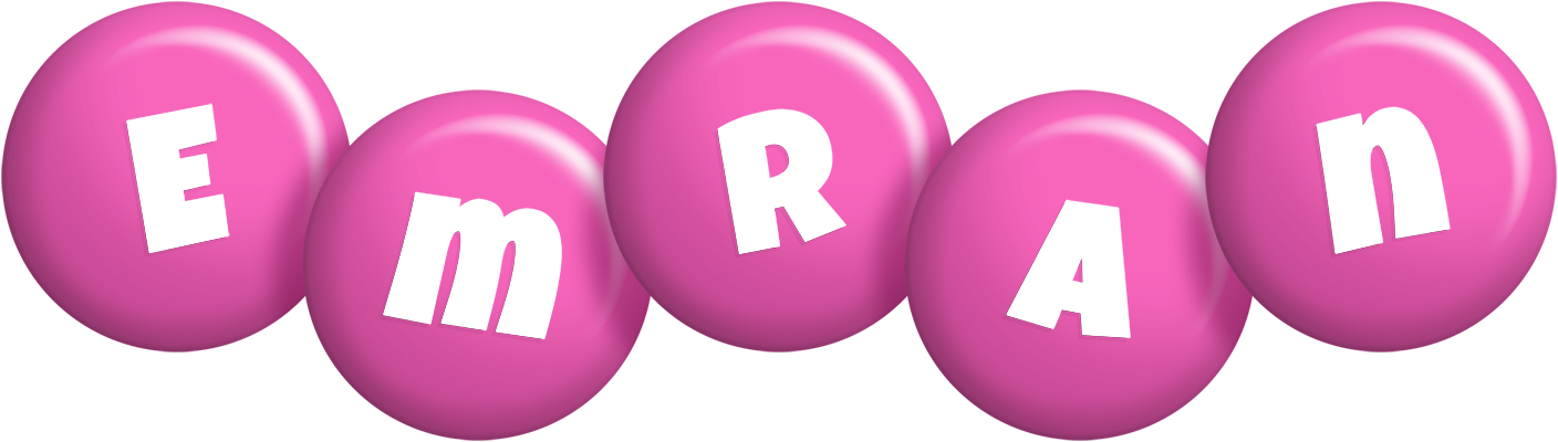 Emran candy-pink logo