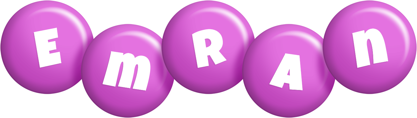 Emran candy-purple logo
