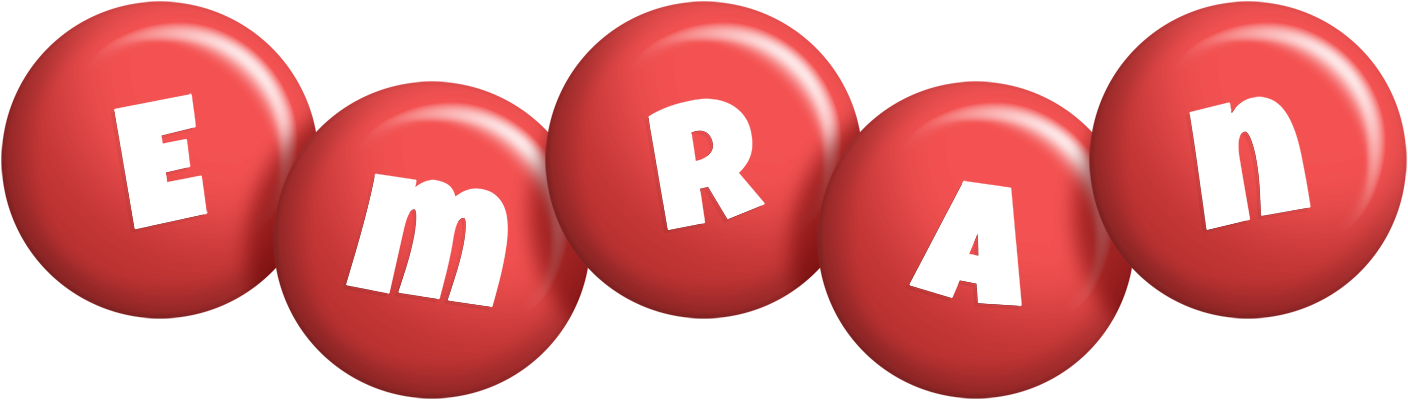 Emran candy-red logo