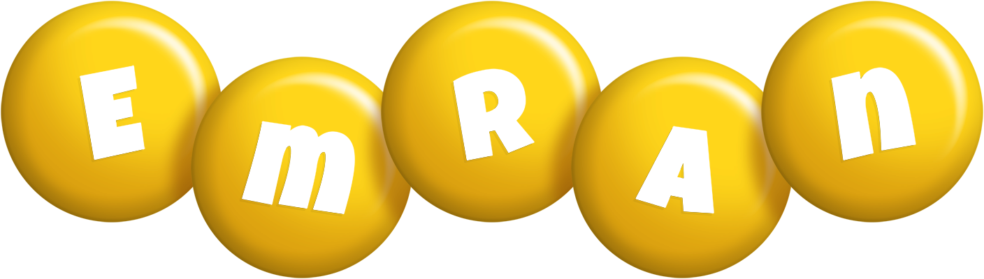 Emran candy-yellow logo