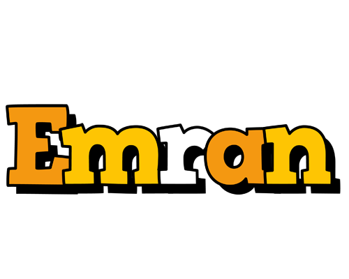 Emran cartoon logo