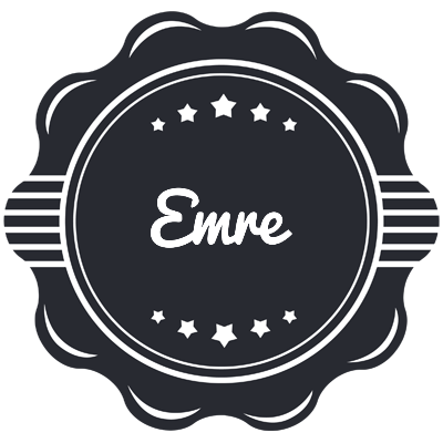 Emre badge logo