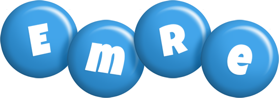 Emre candy-blue logo