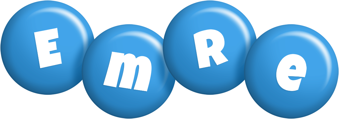 Emre candy-blue logo