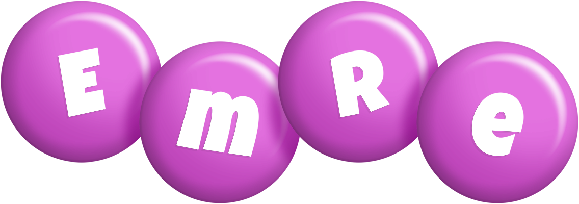 Emre candy-purple logo