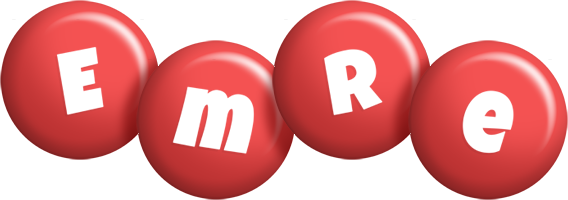 Emre candy-red logo