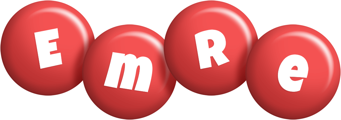 Emre candy-red logo