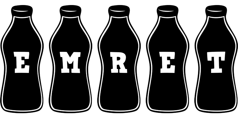Emret bottle logo