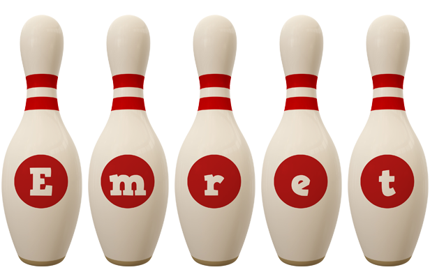 Emret bowling-pin logo