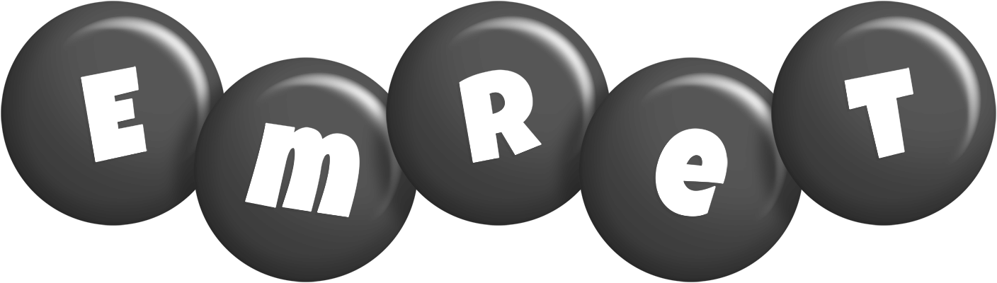 Emret candy-black logo
