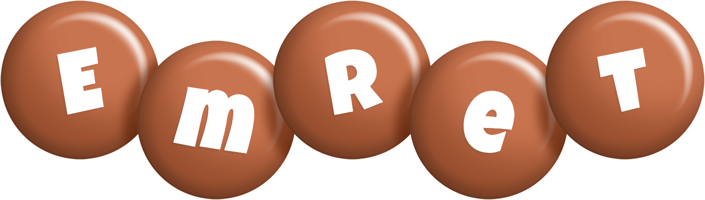 Emret candy-brown logo