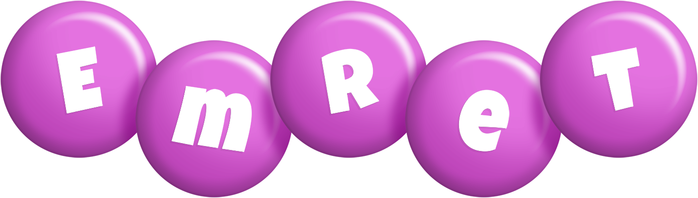 Emret candy-purple logo