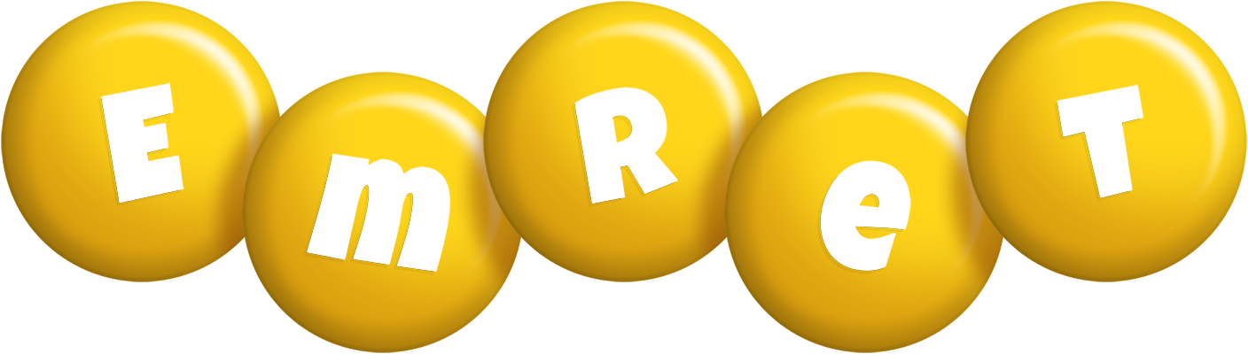 Emret candy-yellow logo