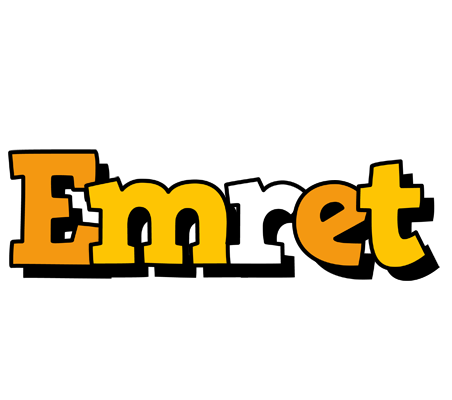 Emret cartoon logo