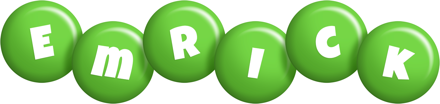 Emrick candy-green logo