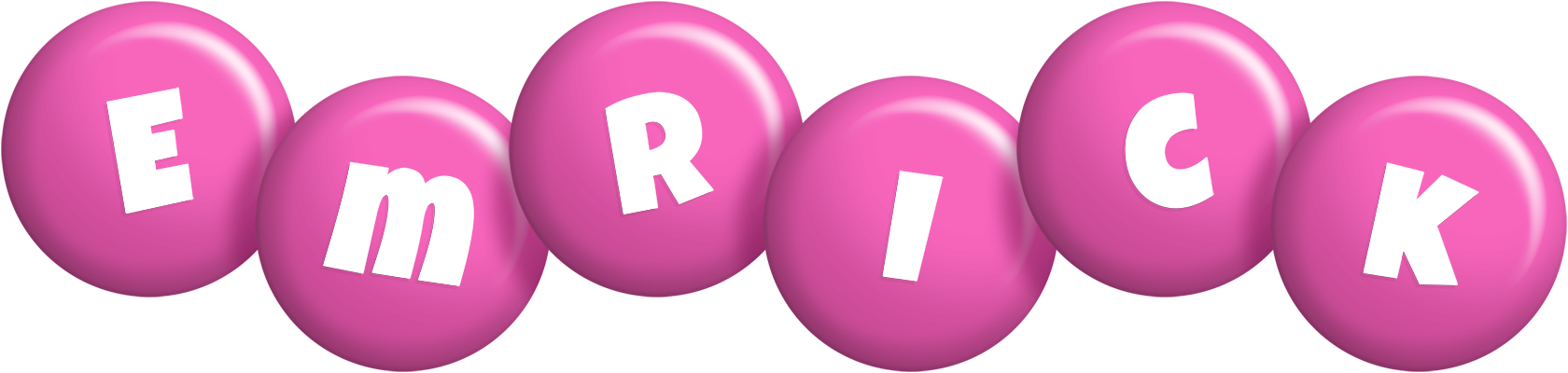 Emrick candy-pink logo
