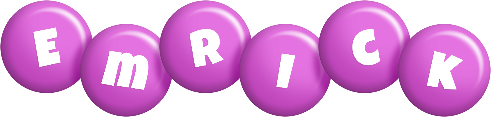 Emrick candy-purple logo