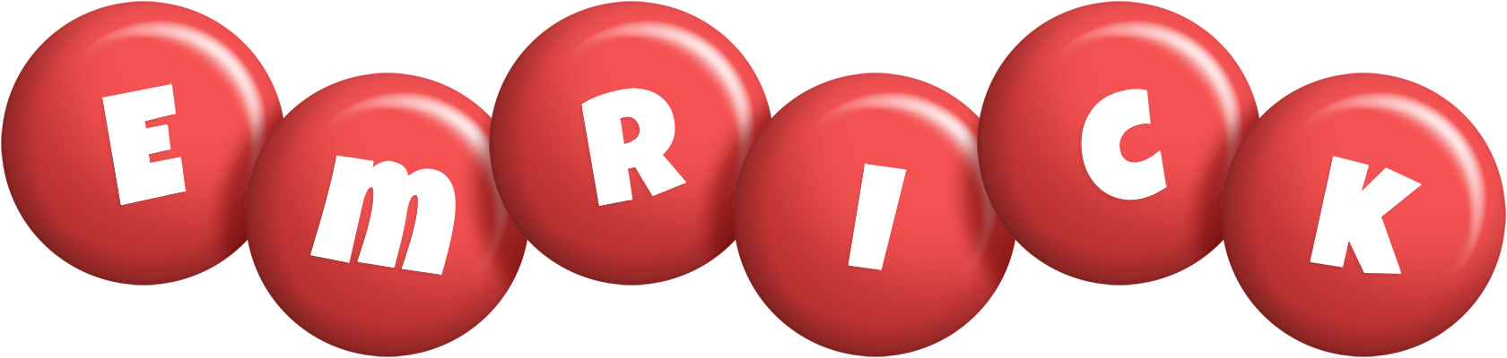Emrick candy-red logo