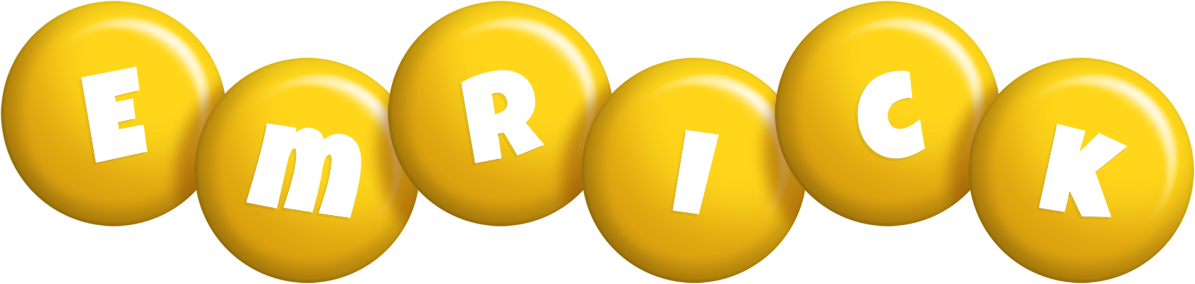 Emrick candy-yellow logo
