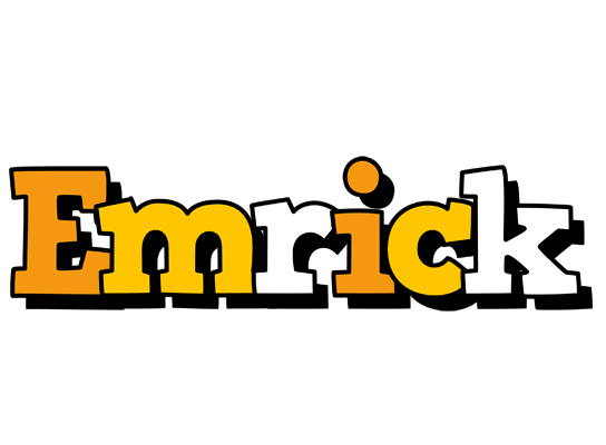 Emrick cartoon logo