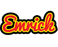 Emrick fireman logo